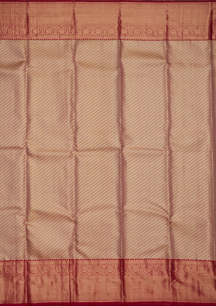 Grey Zariwork Tissue Silk Saree-Koskii
