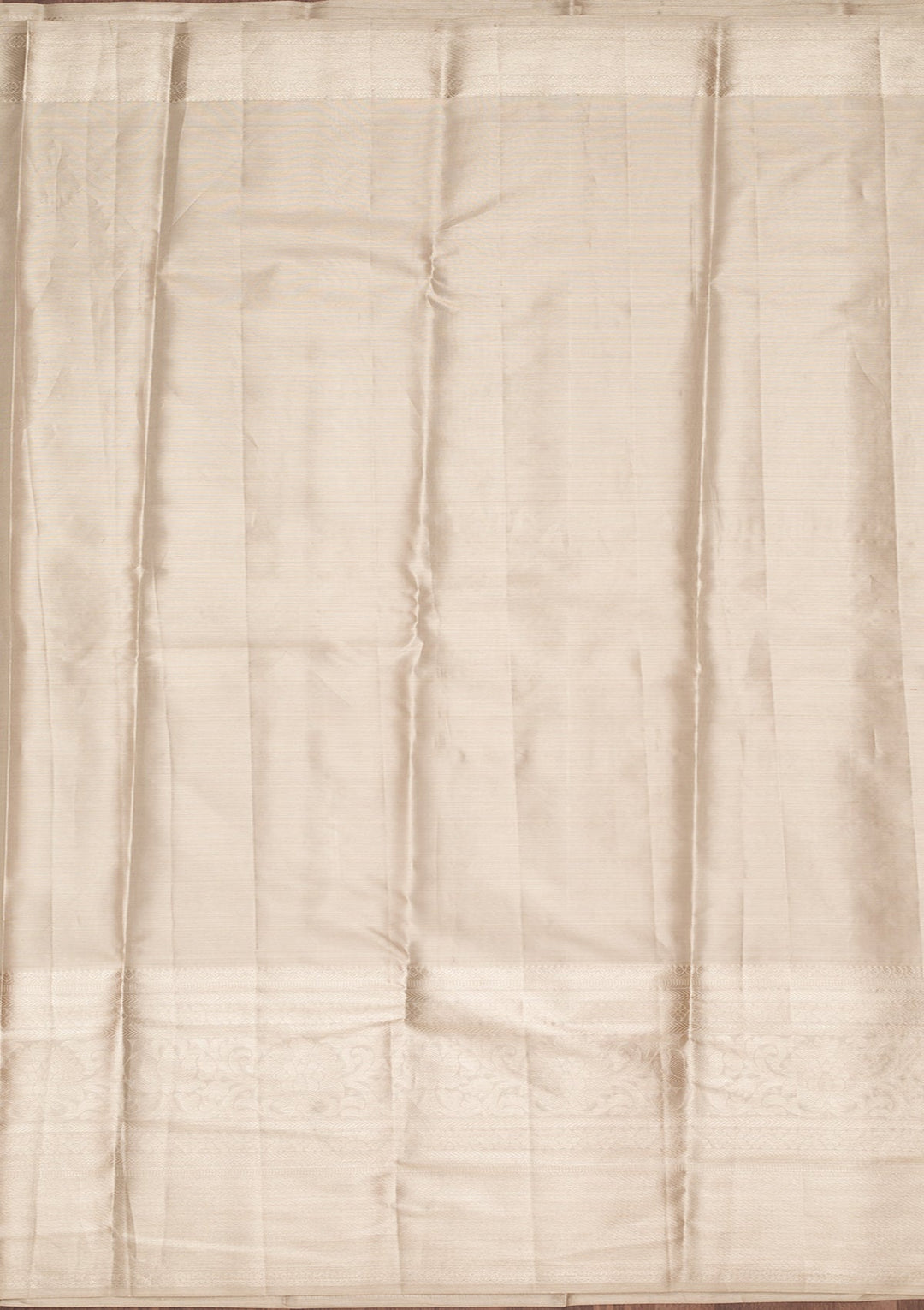 Light Grey Zariwork Tissue Silk Saree-Koskii