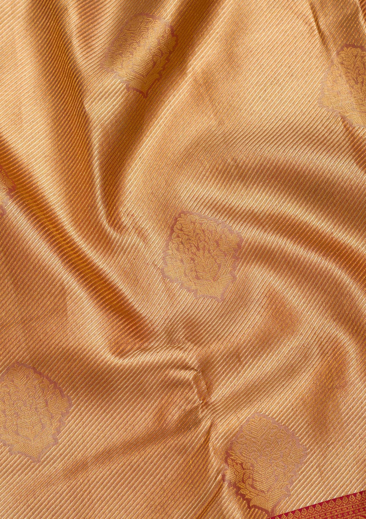 Gold Zariwork Tissue Silk Saree-Koskii