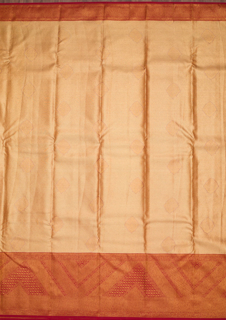 Gold Zariwork Tissue Silk Saree-Koskii