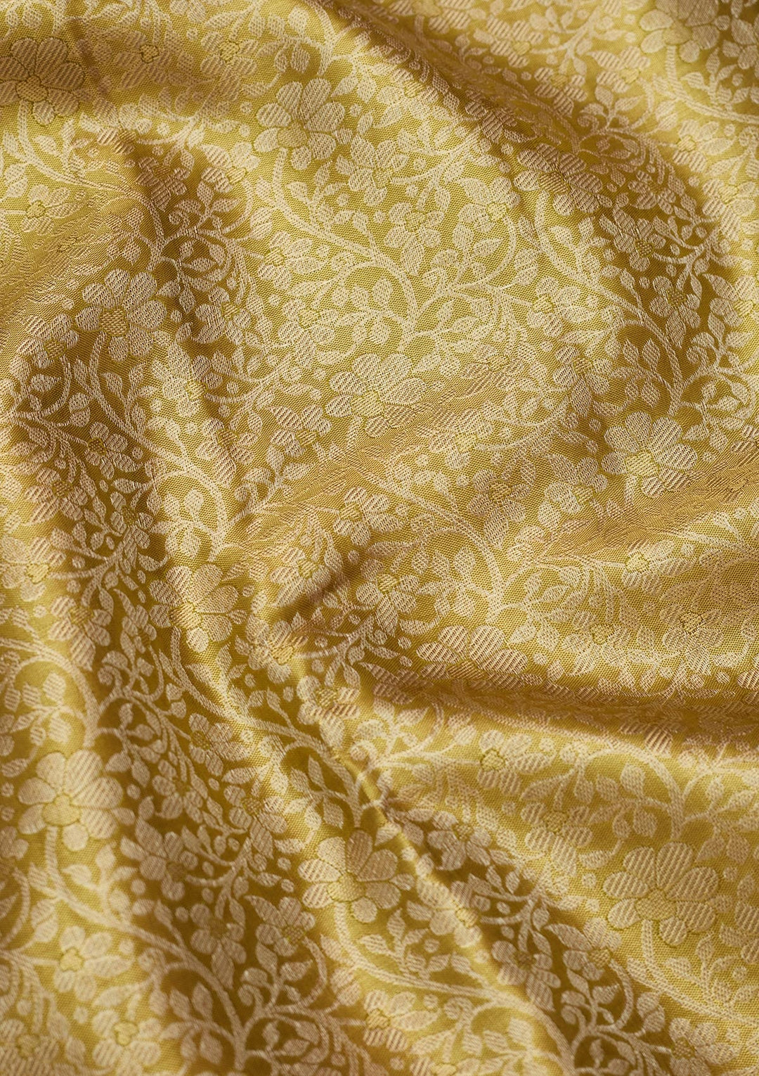 Mehandi Green Zariwork Tissue Silk Saree-Koskii