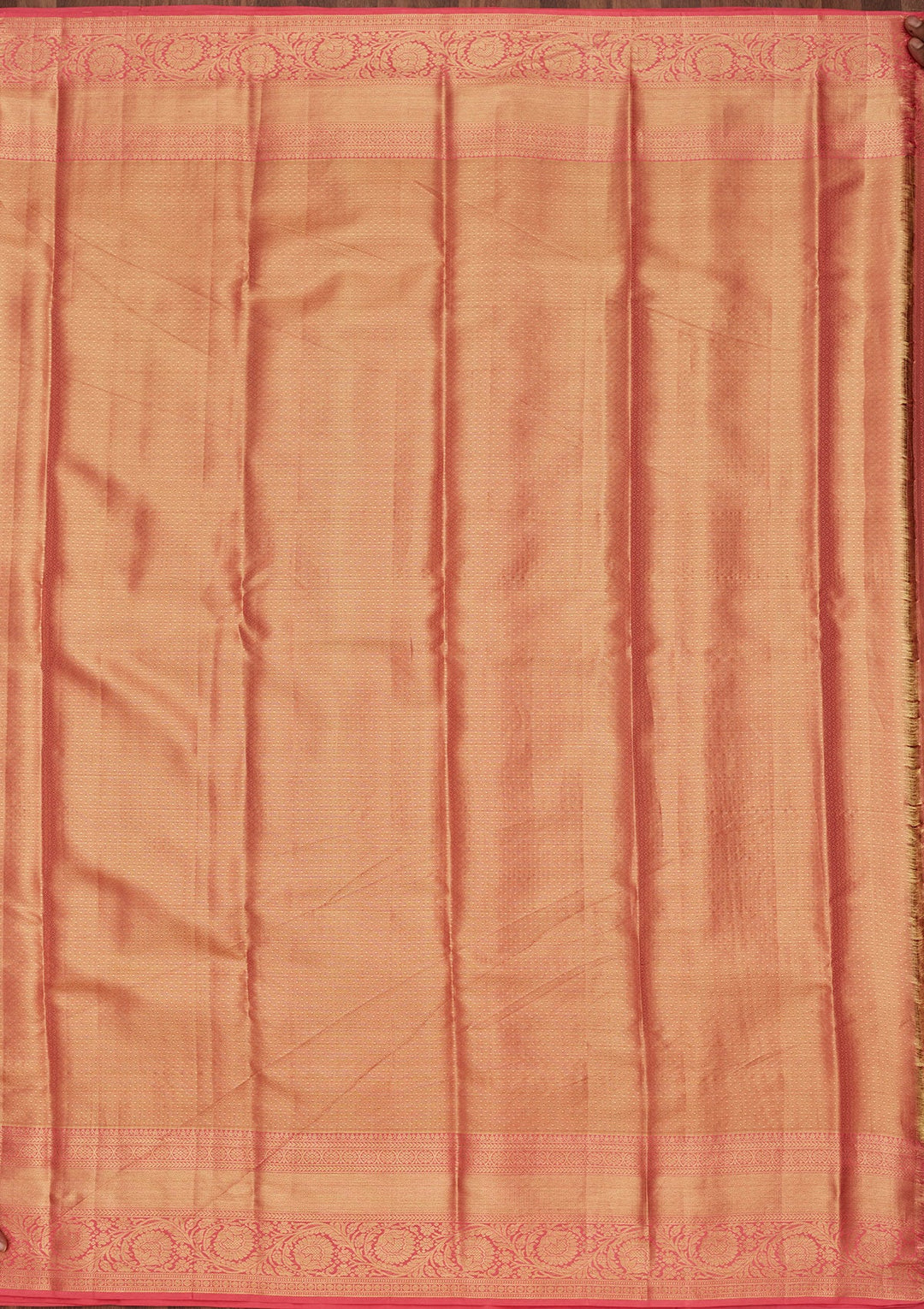 Peach Zariwork Tissue Silk Saree-Koskii