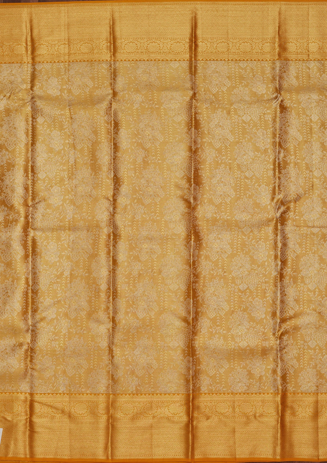 Gold Zariwork Tissue Silk Saree-Koskii