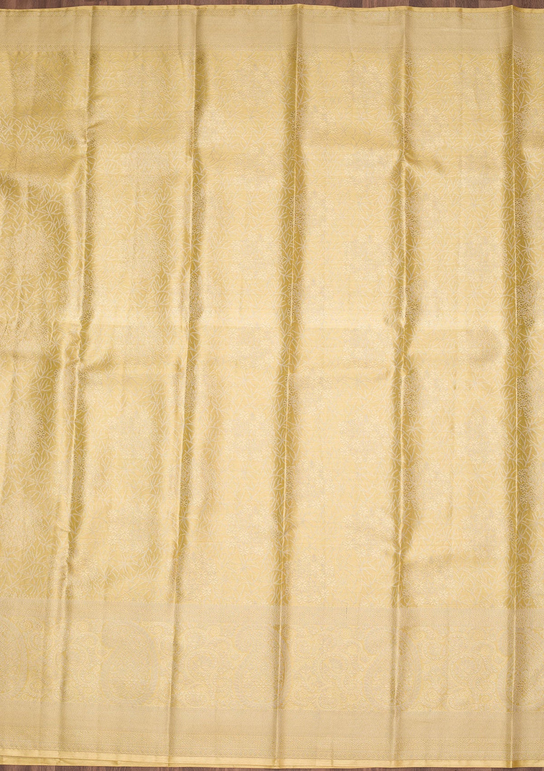 Pista Green Zariwork Tissue Silk Saree-Koskii