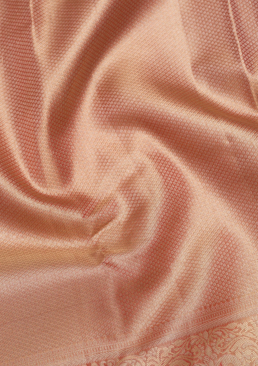 Brown Zariwork Tissue Silk Saree-Koskii