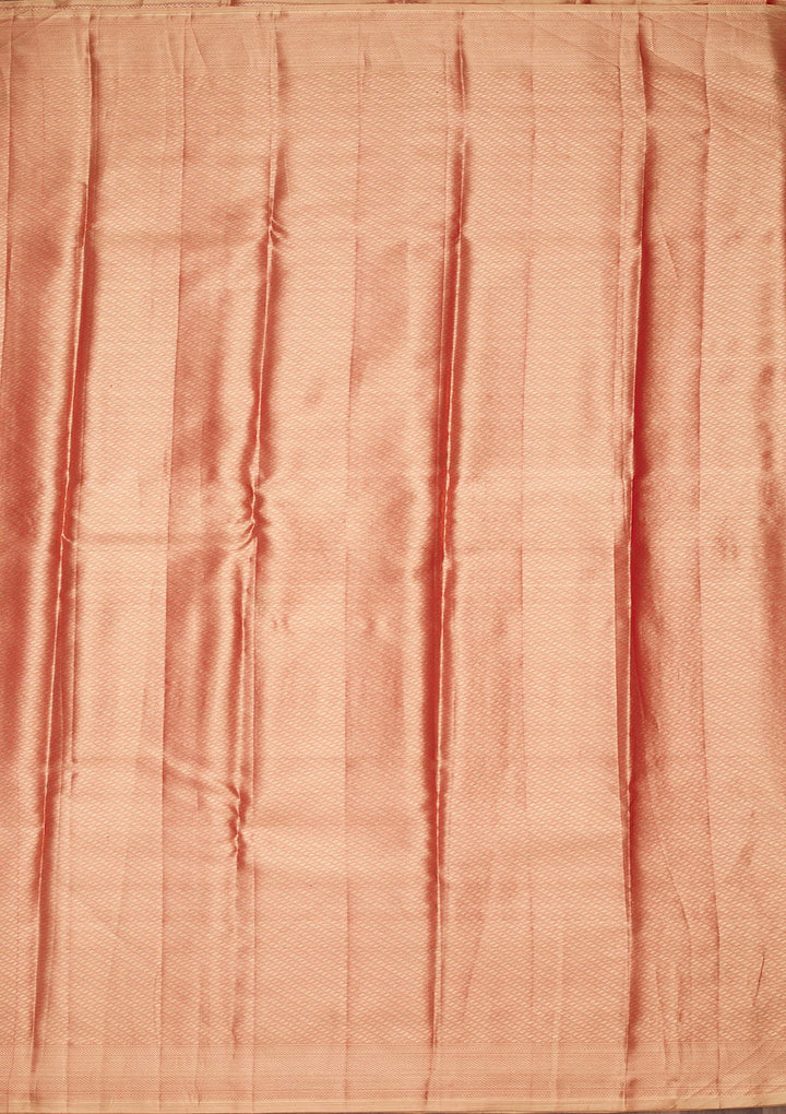 Brown Zariwork Tissue Silk Saree-Koskii