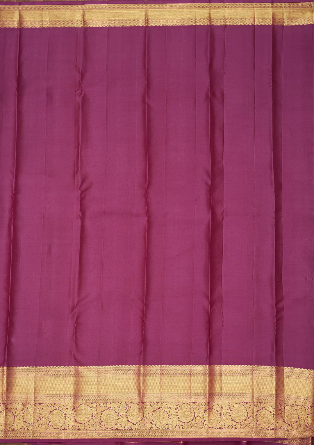 Purple Zariwork Pure Silk Saree-Koskii