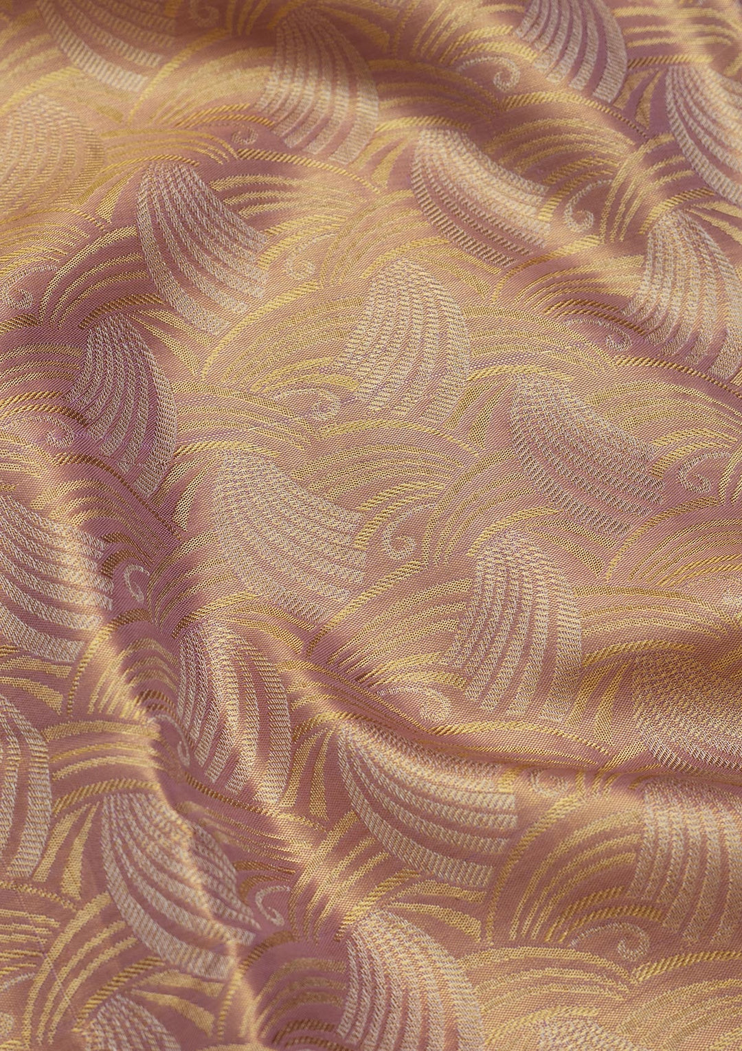 Gold Zariwork Tissue Silk Saree-Koskii