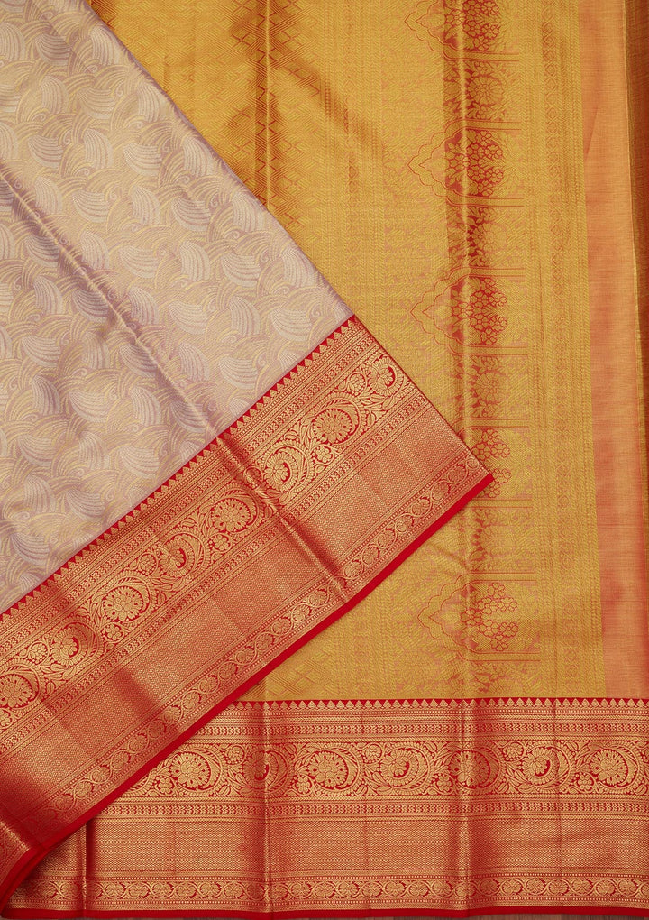 Gold Zariwork Tissue Silk Saree-Koskii
