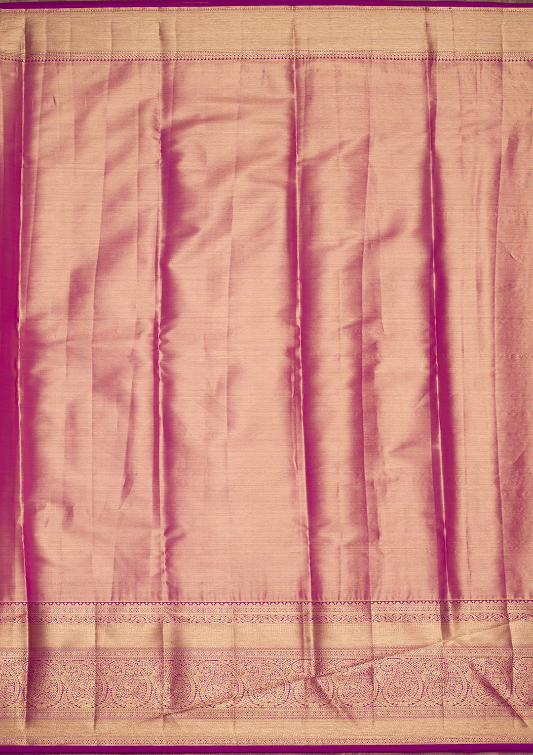 Peach Zariwork Tissue Silk Saree-Koskii