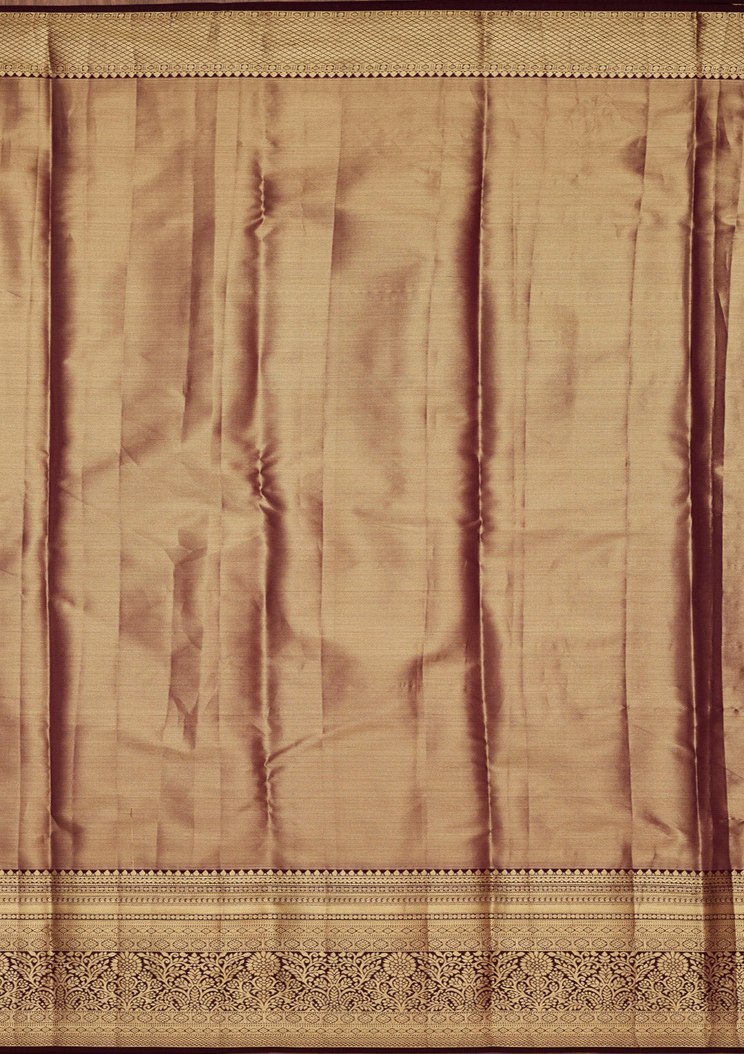 Mehandi Green Zariwork Tissue Silk Saree-Koskii