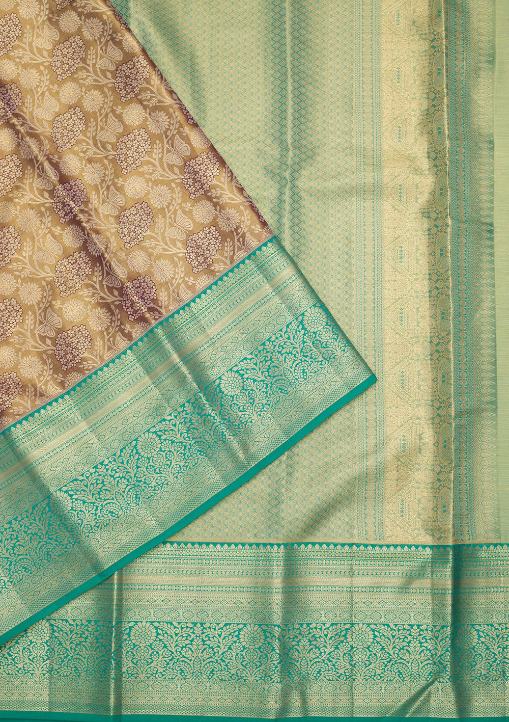 Mauve Zariwork Tissue Silk Saree-Koskii