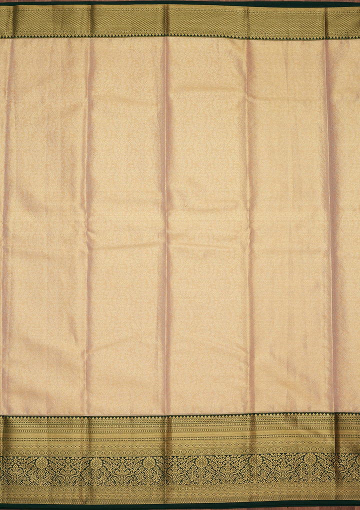 Gold Zariwork Tissue Silk Saree-Koskii