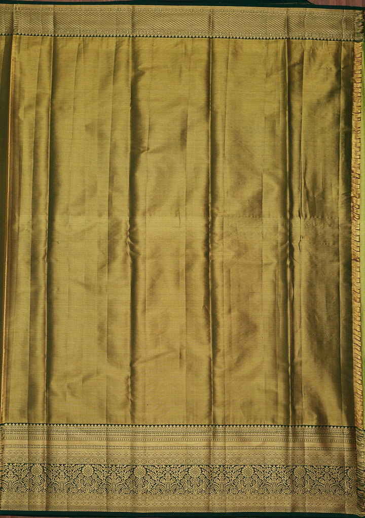 Gold Zariwork Tissue Silk Saree-Koskii