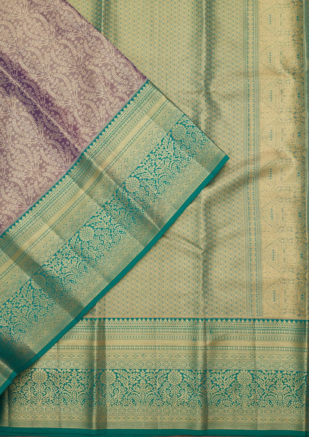 Grey Zariwork Tissue Silk Saree-Koskii