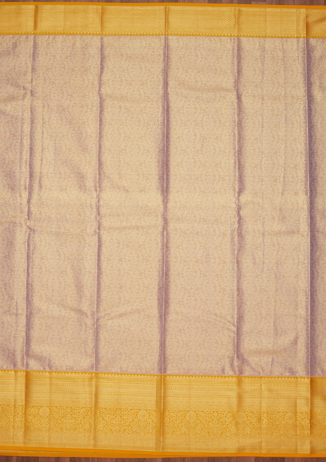 Mauve Zariwork Tissue Silk Saree-Koskii