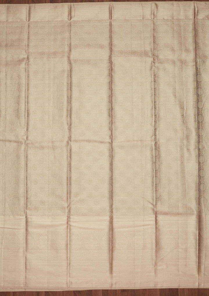 Gold Zariwork Tissue Silk Saree-Koskii