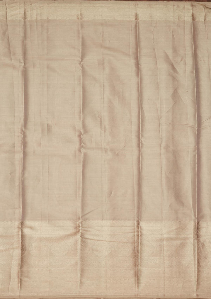 Gold Zariwork Tissue Silk Saree-Koskii