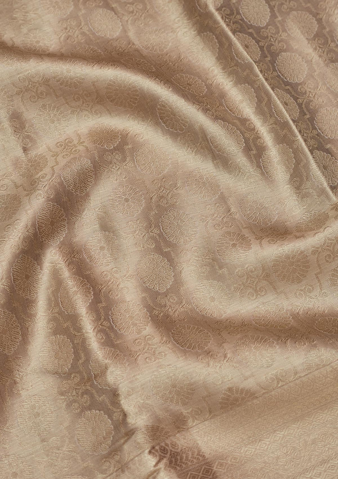 Gold Zariwork Tissue Silk Saree-Koskii