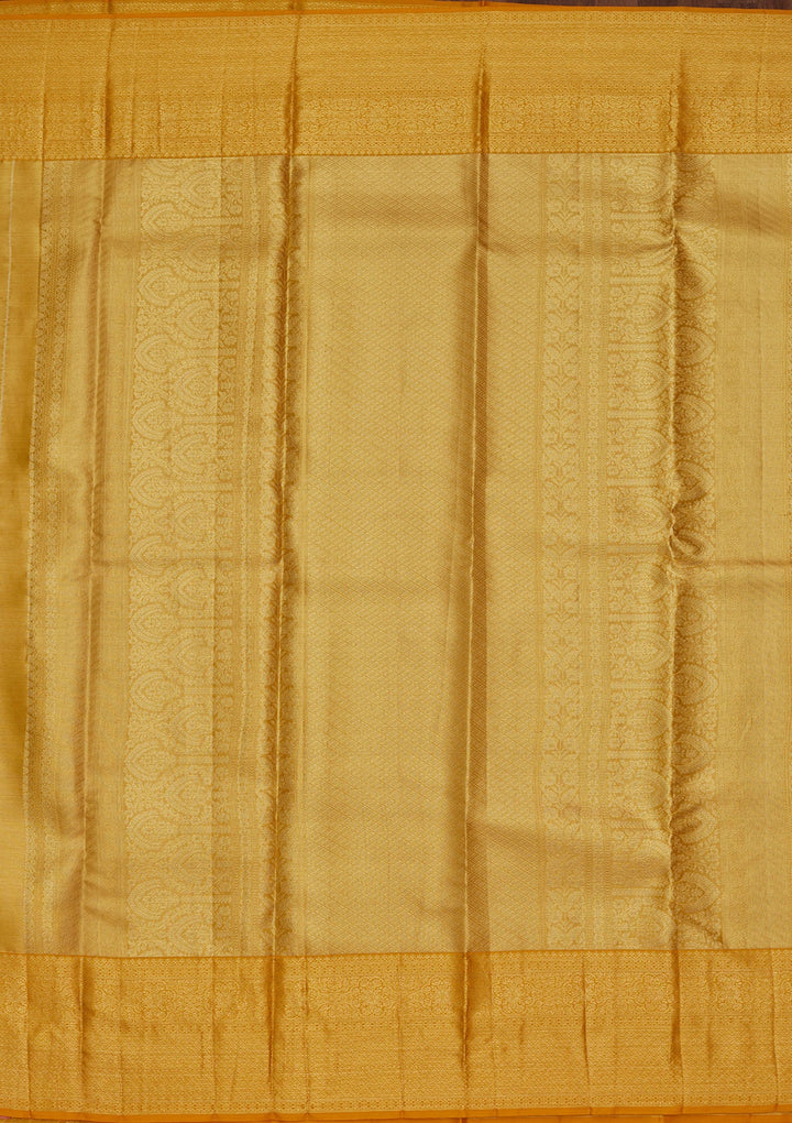 Gold Zariwork Tissue Silk Saree-Koskii