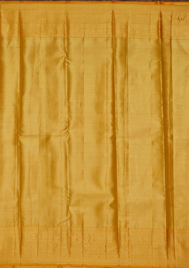 Gold Zariwork Tissue Silk Saree-Koskii