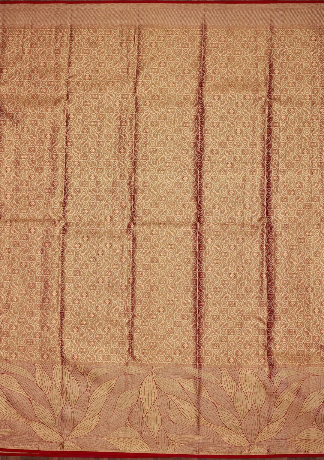 Mauve Zariwork Tissue Silk Saree-Koskii