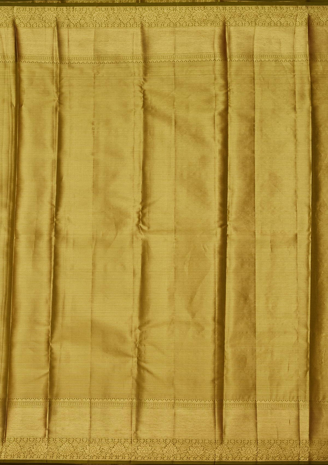 Parrot Green Zariwork Tissue Silk Saree-Koskii