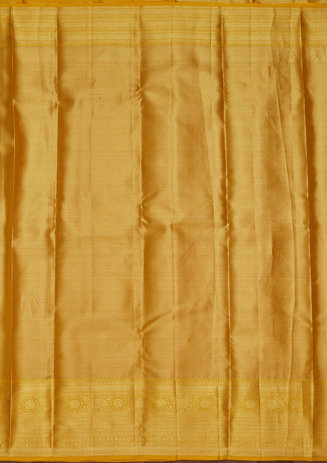 Mustard Zariwork Tissue Silk Saree-Koskii
