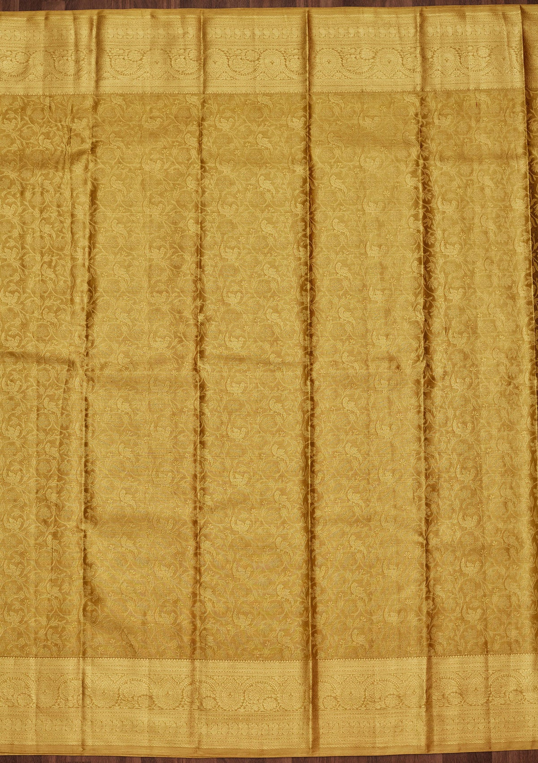 Gold Zariwork Tissue Silk Saree-Koskii