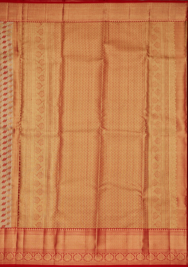 Multi Zariwork Tissue Silk Saree-Koskii
