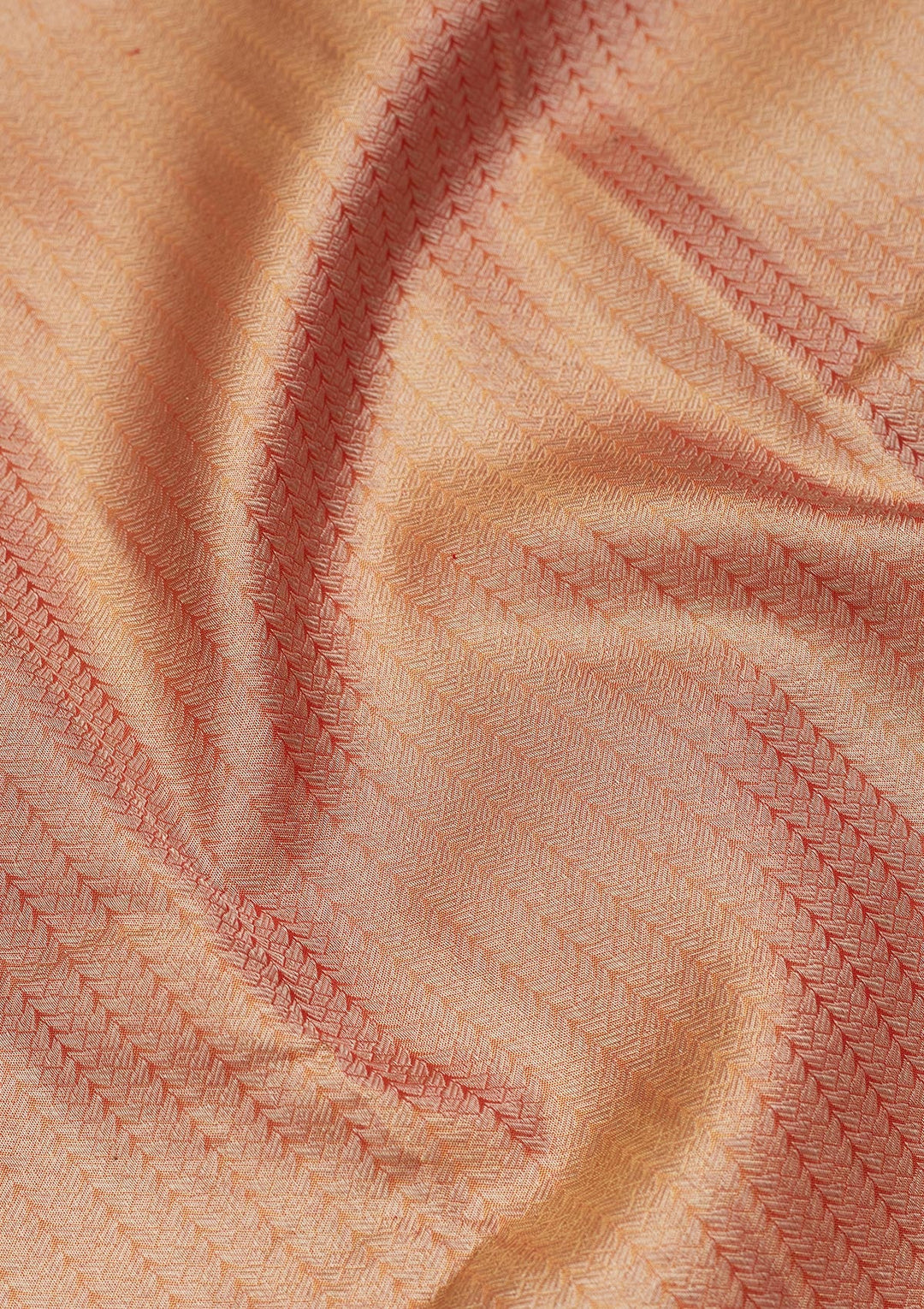 Rust Zariwork Tissue Silk Saree-Koskii