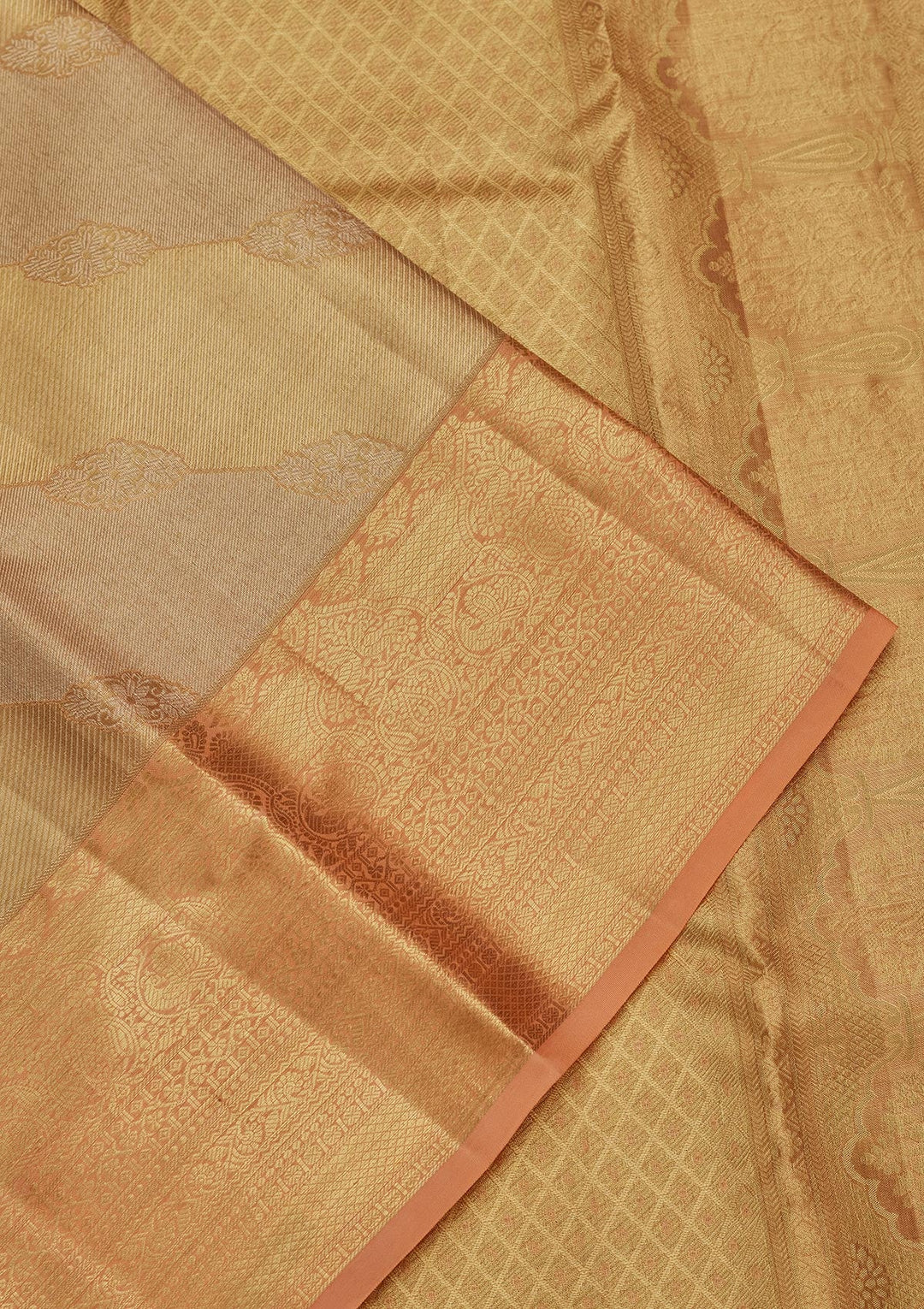 Multi Zariwork Tissue Silk Saree-Koskii