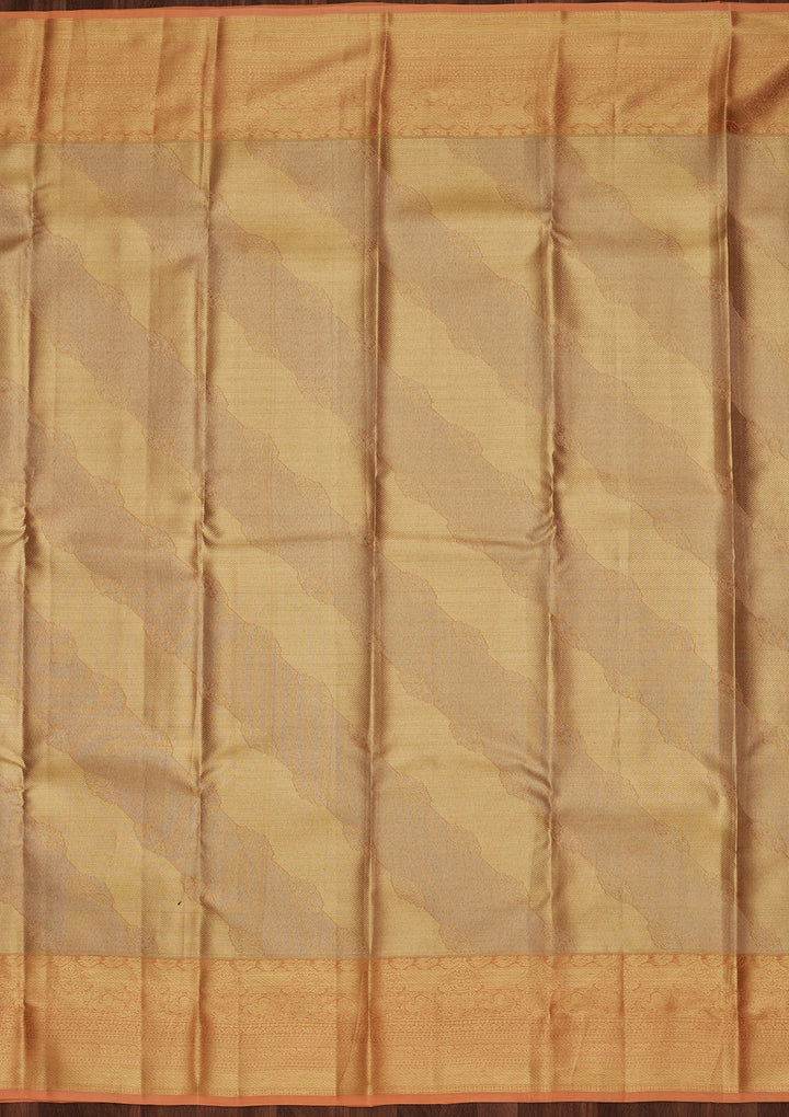 Multi Zariwork Tissue Silk Saree-Koskii