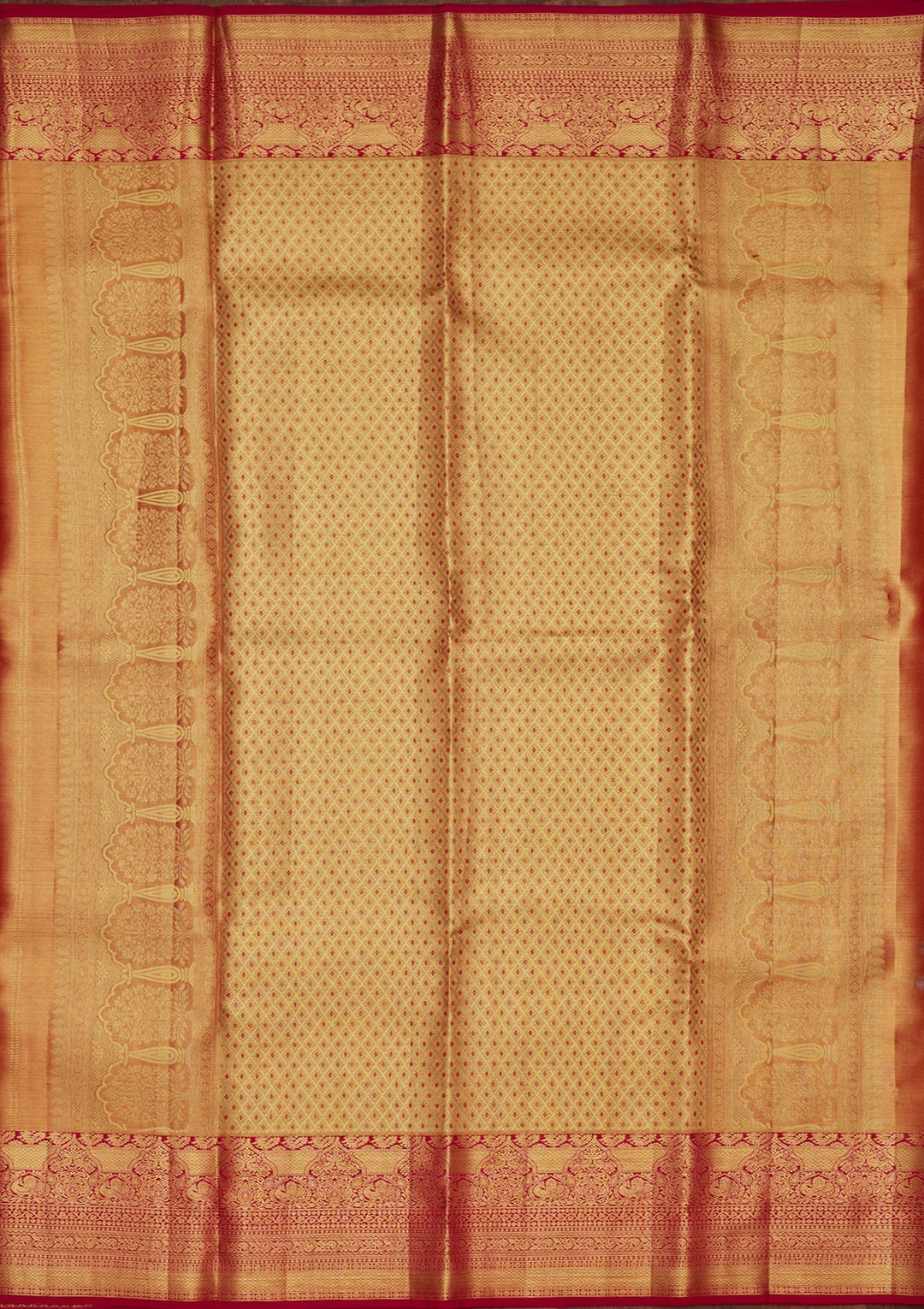 Multi Zariwork Tissue Silk Saree-Koskii