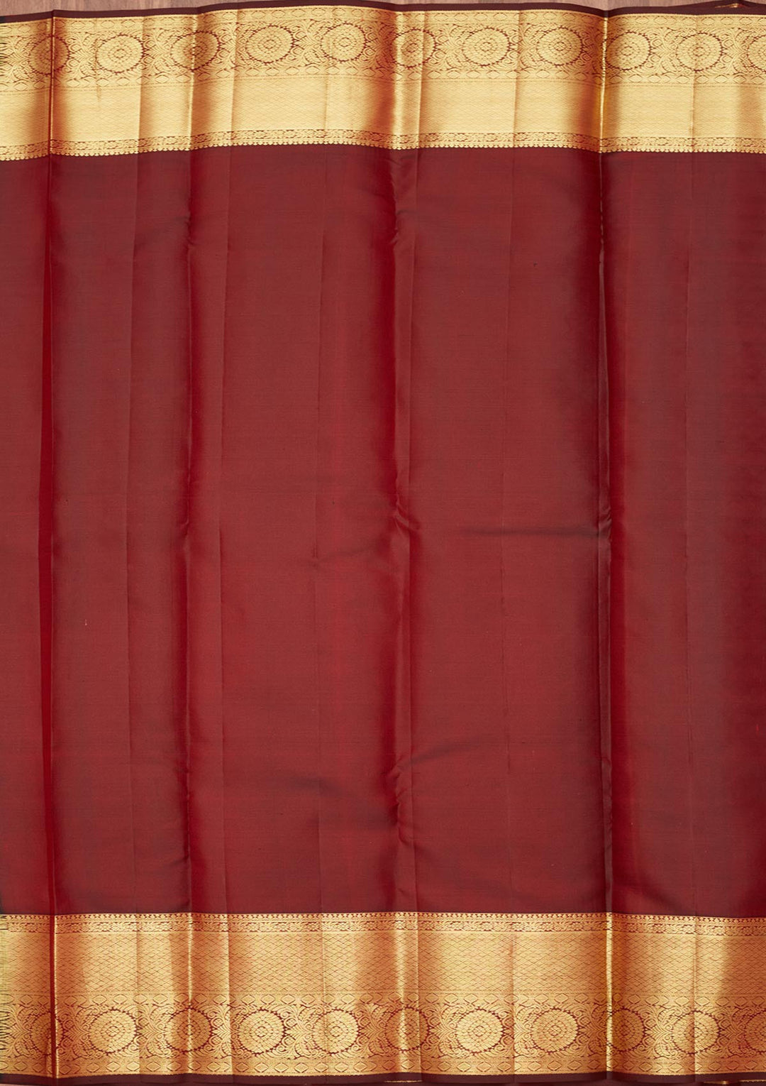 Brown Zariwork Pure Silk Saree-Koskii