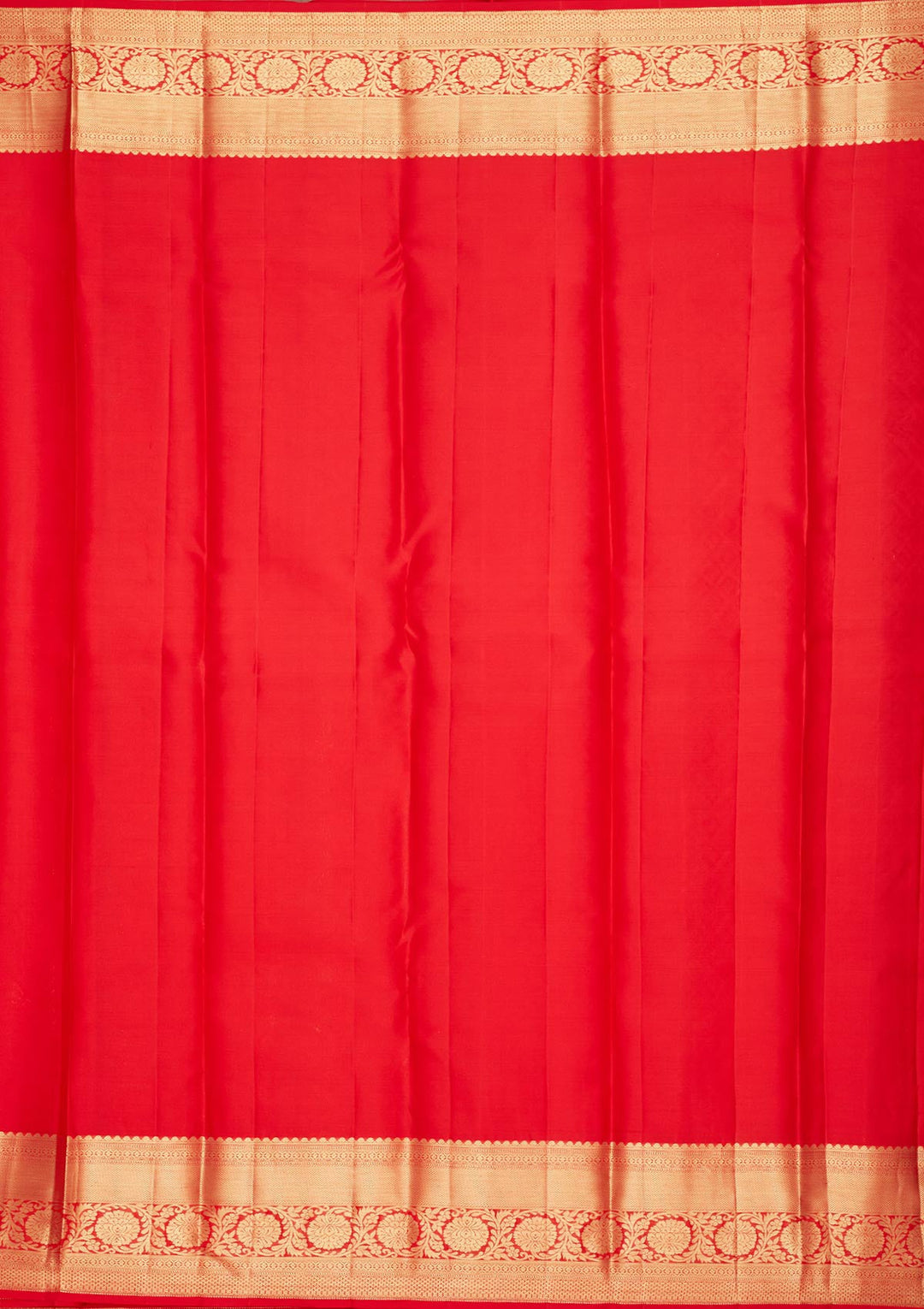 Red Zariwork Pure Silk Saree-Koskii
