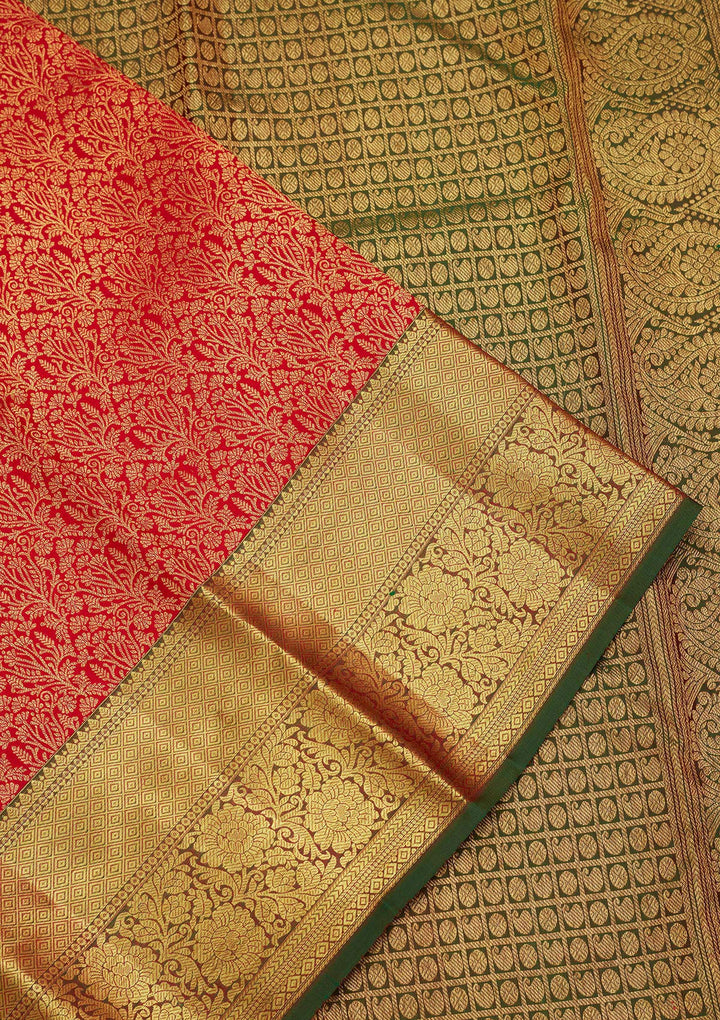 Turquoise Blue Zariwork Pure Silk Saree-Koskii