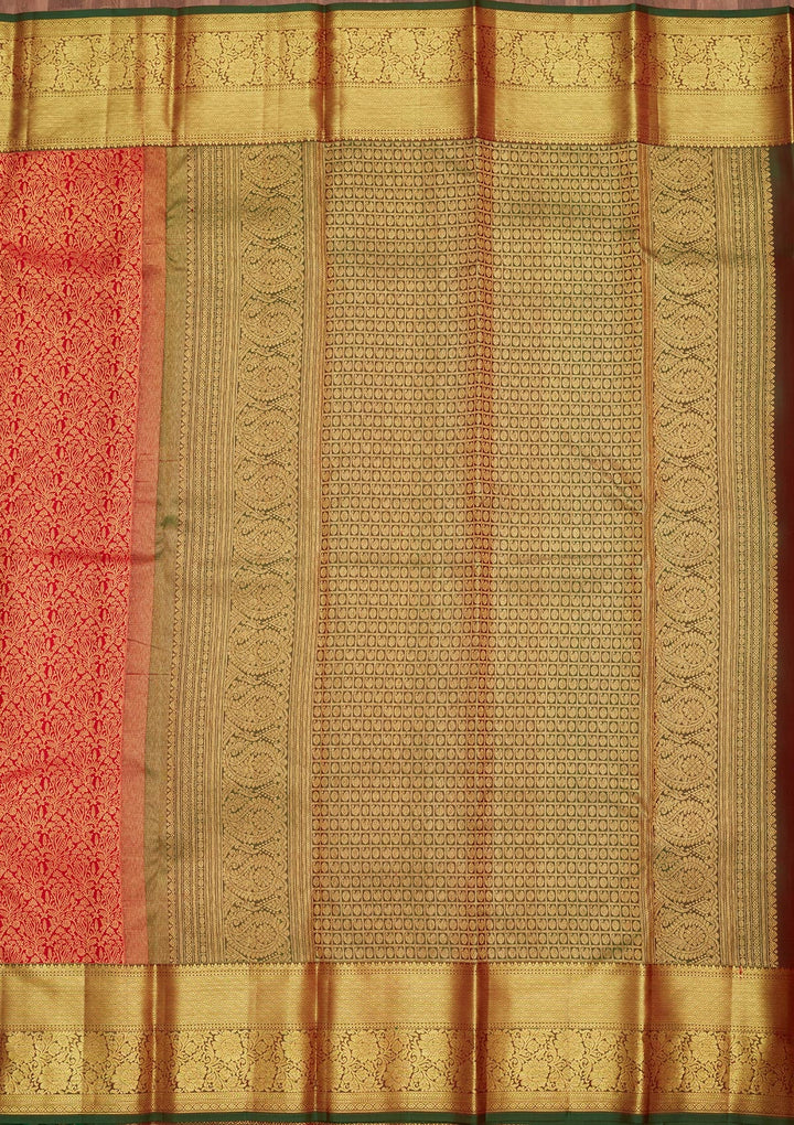 Turquoise Blue Zariwork Pure Silk Saree-Koskii