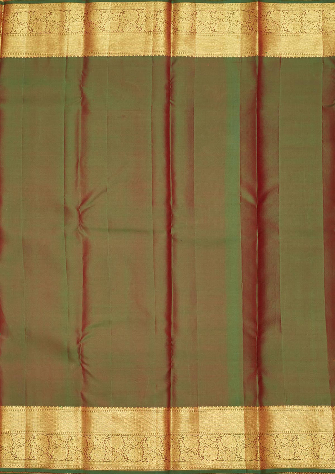 Red Zariwork Pure Silk Saree-Koskii