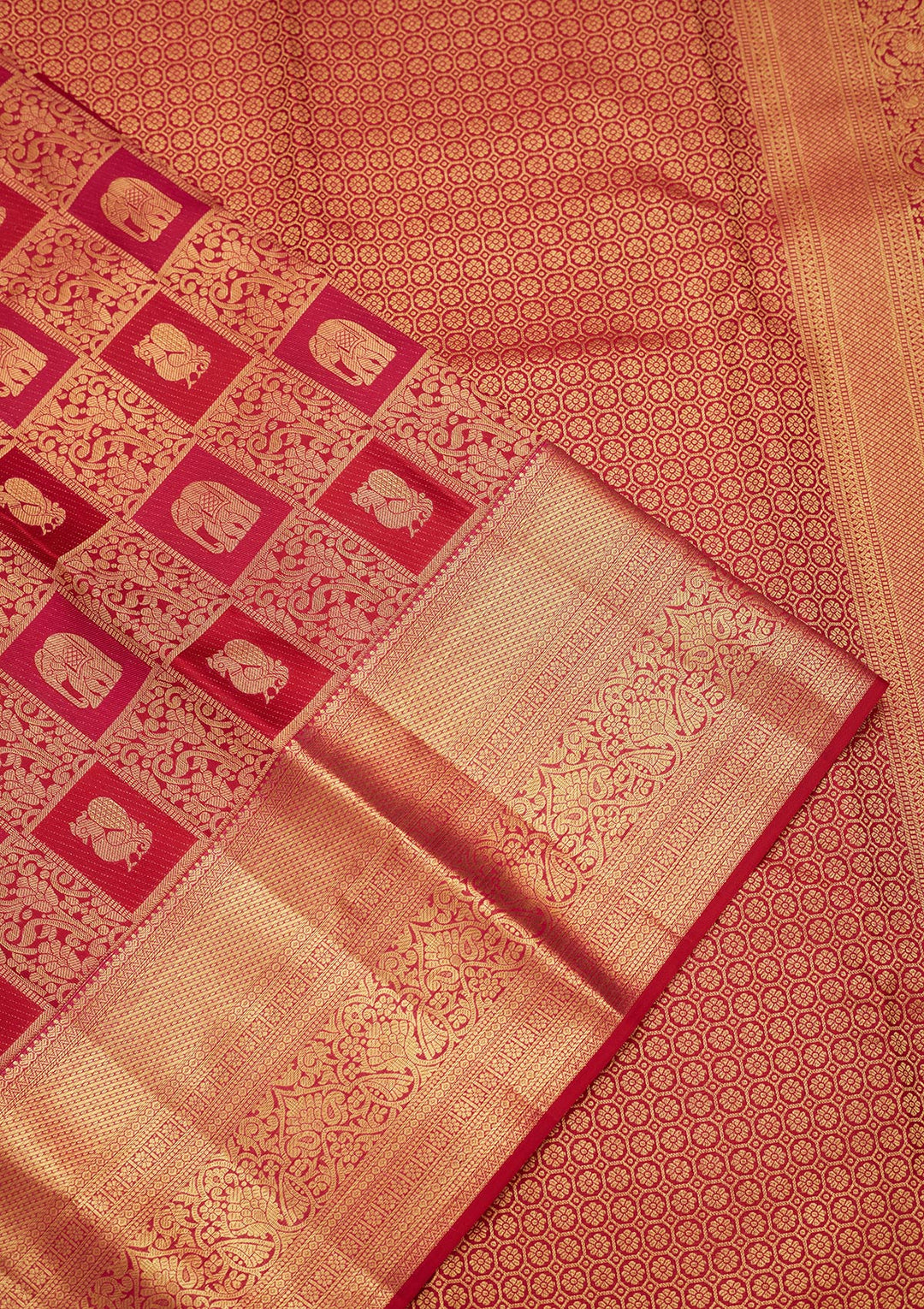 Multi Zariwork Pure Silk Saree-Koskii