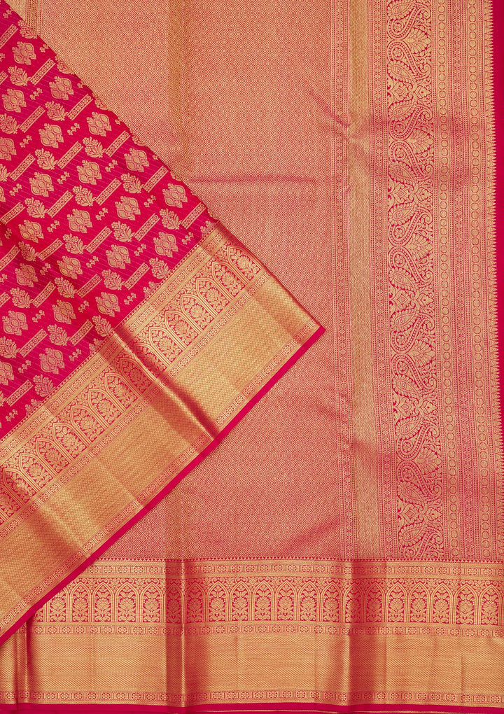 Multi Zariwork Pure Silk Saree-Koskii