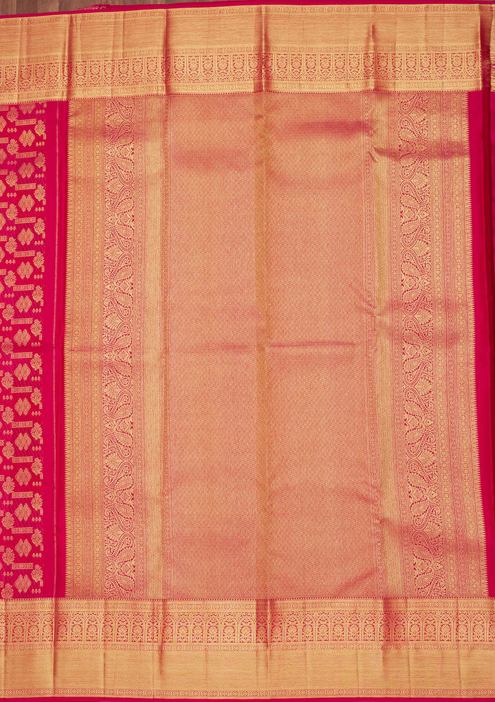 Multi Zariwork Pure Silk Saree-Koskii