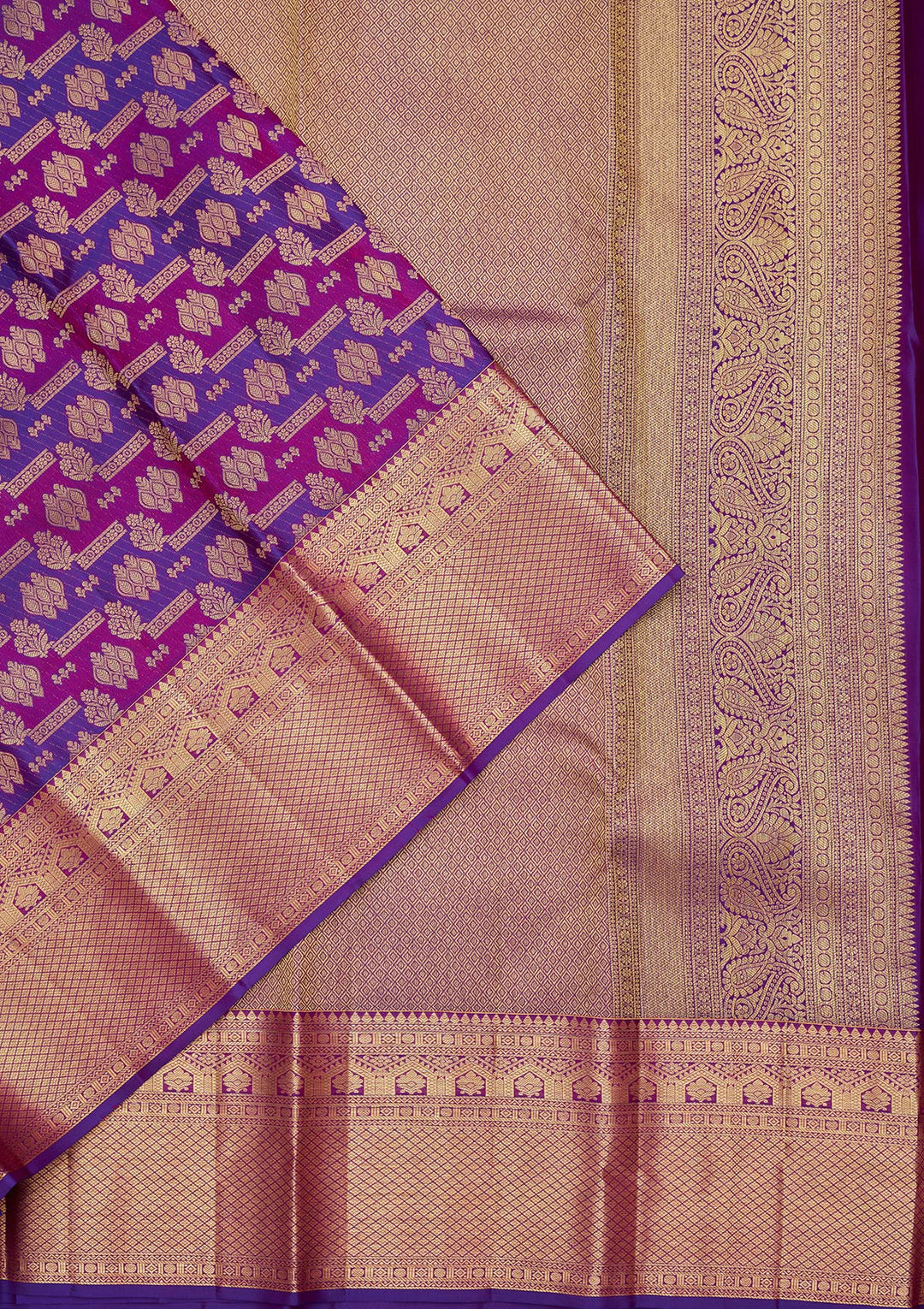 Multi Zariwork Pure Silk Saree-Koskii