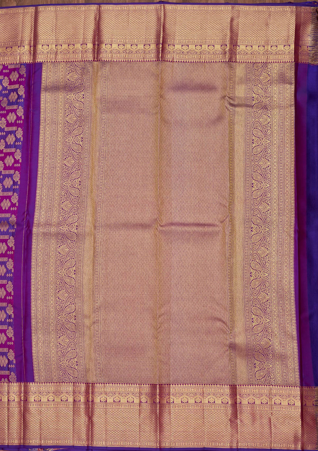 Multi Zariwork Pure Silk Saree-Koskii
