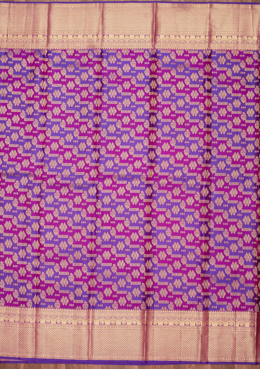 Multi Zariwork Pure Silk Saree-Koskii