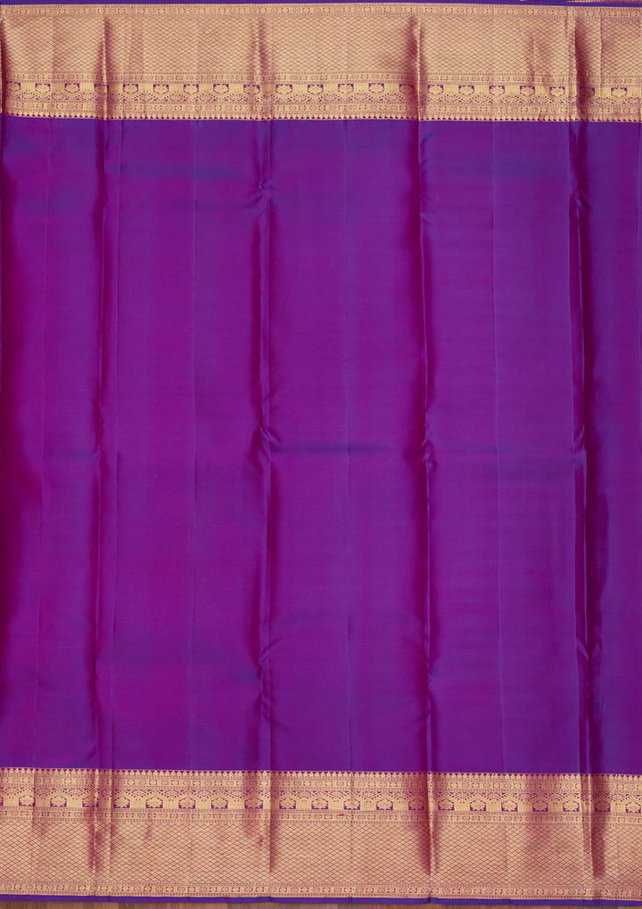 Multi Zariwork Pure Silk Saree-Koskii