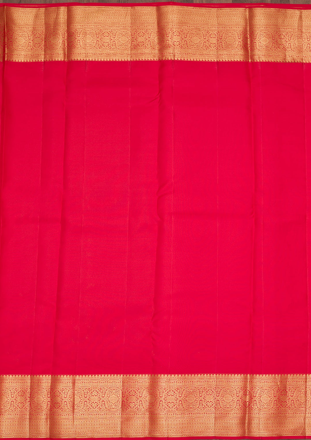 Red Zariwork Pure Silk Saree-Koskii