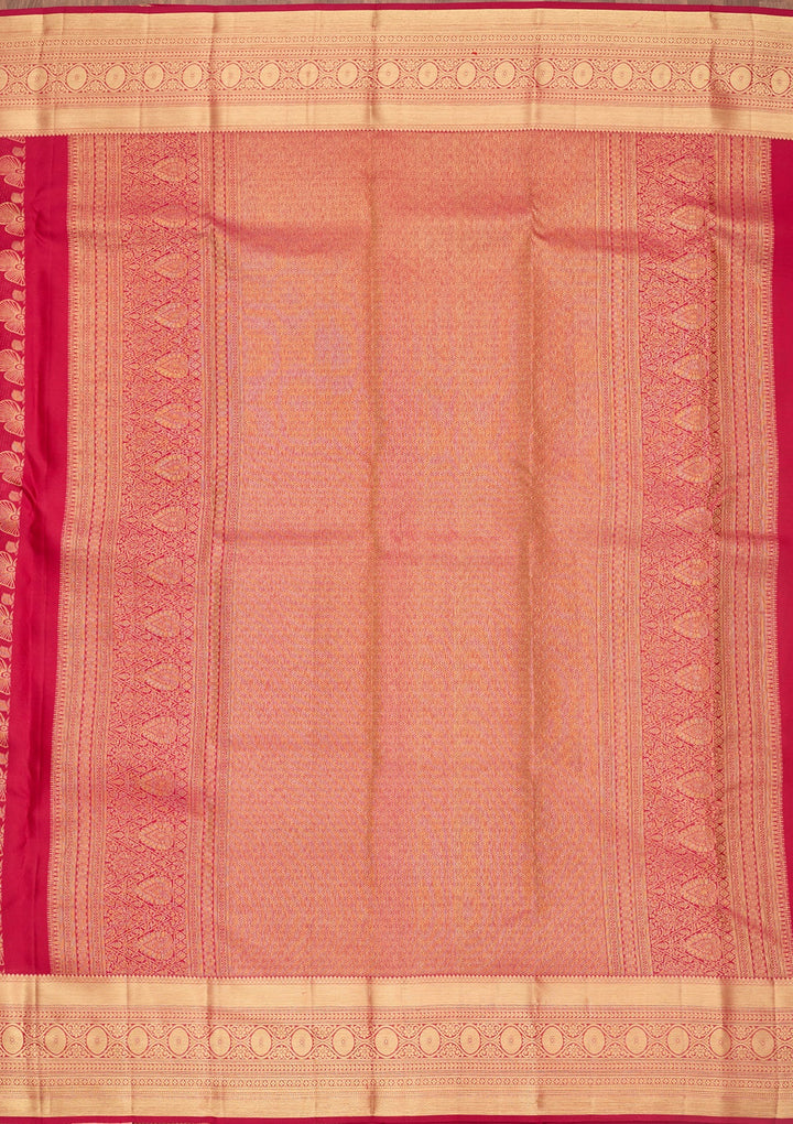 Rani Pink Dharmavaram Pure Silk Saree