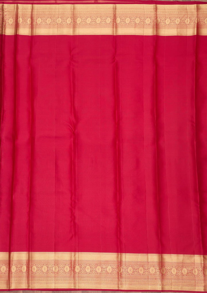 Rani Pink Dharmavaram Pure Silk Saree