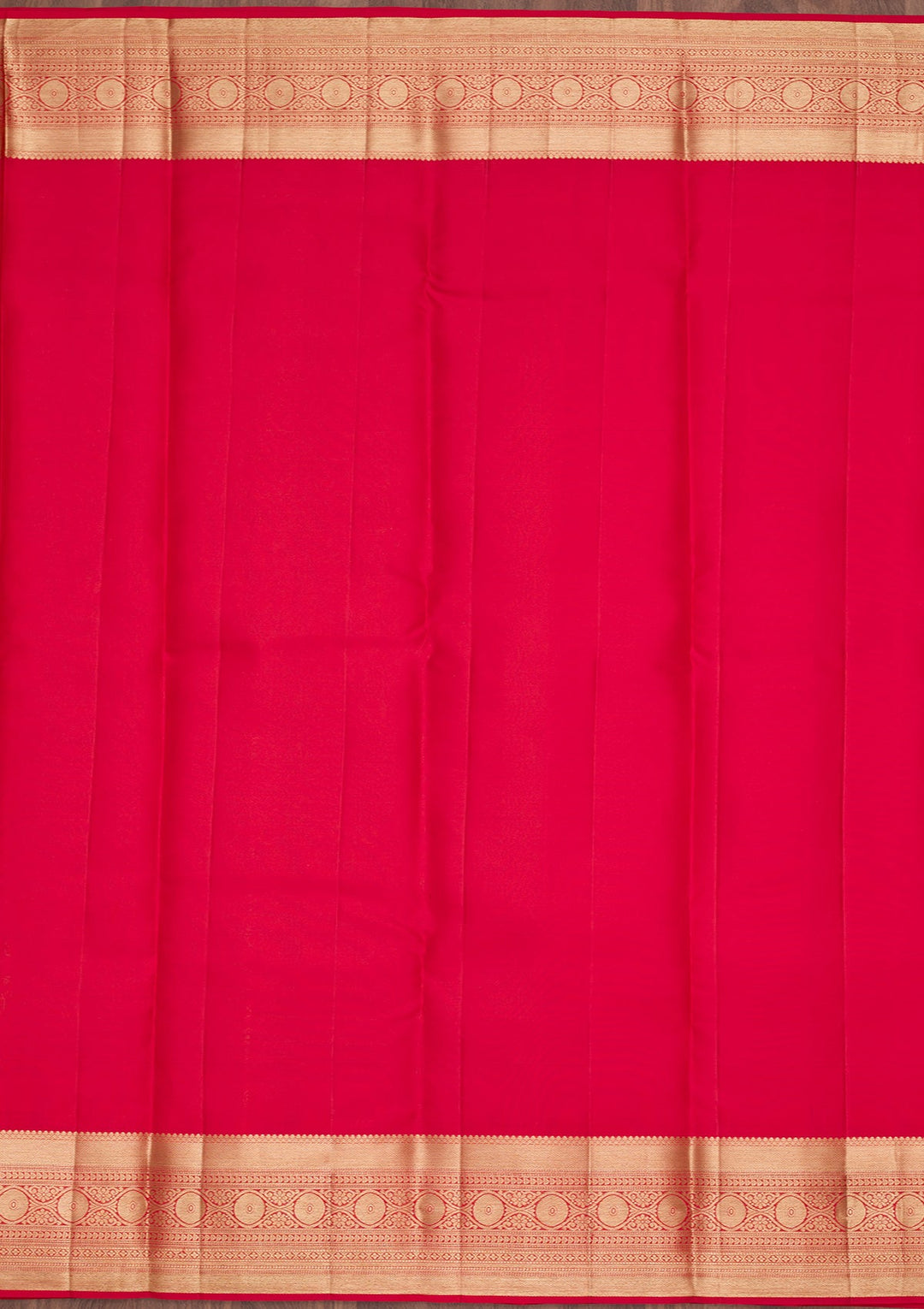 Red Zariwork Pure Silk Saree-Koskii